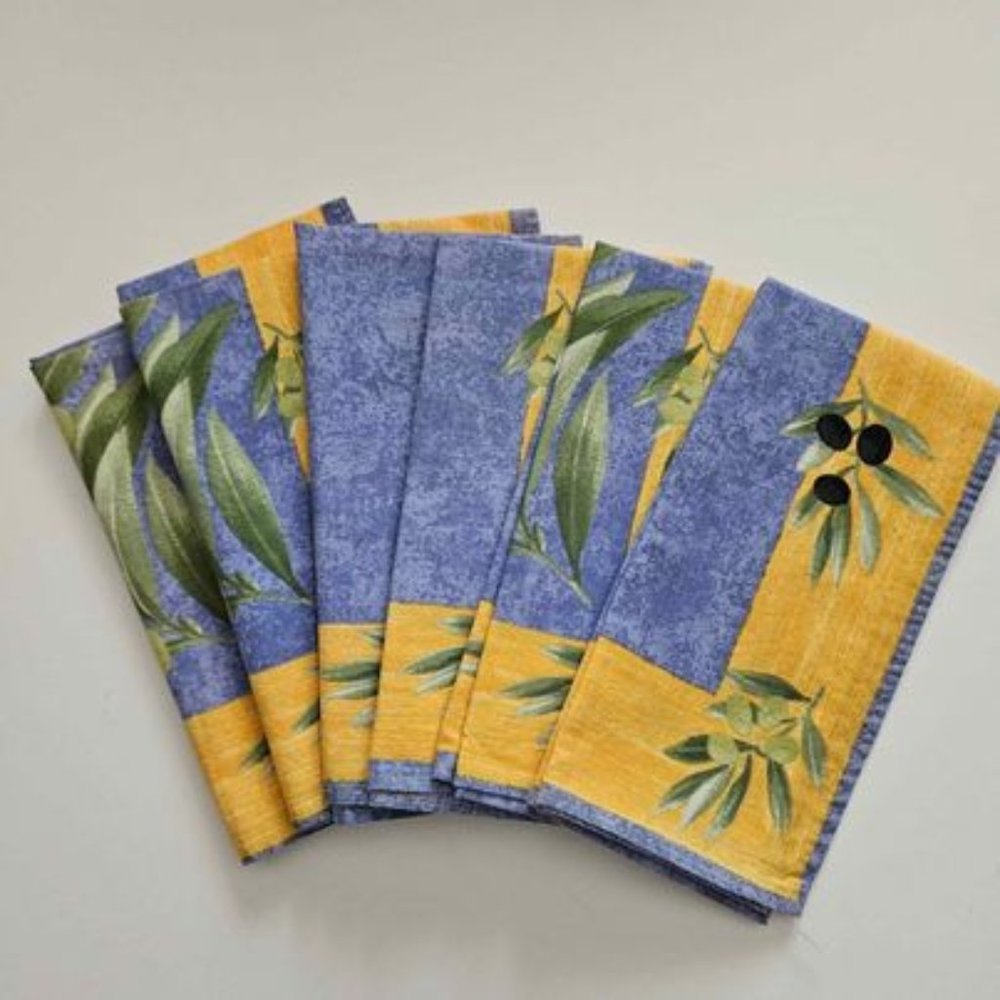 French Provincial dinner napkins set of 6